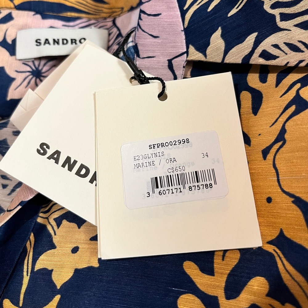 Sandro Linen Dress - Picture 8 of 16